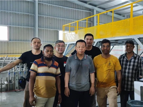 2138cn太阳集团城最新SSMS生产线开始在客户车间安装